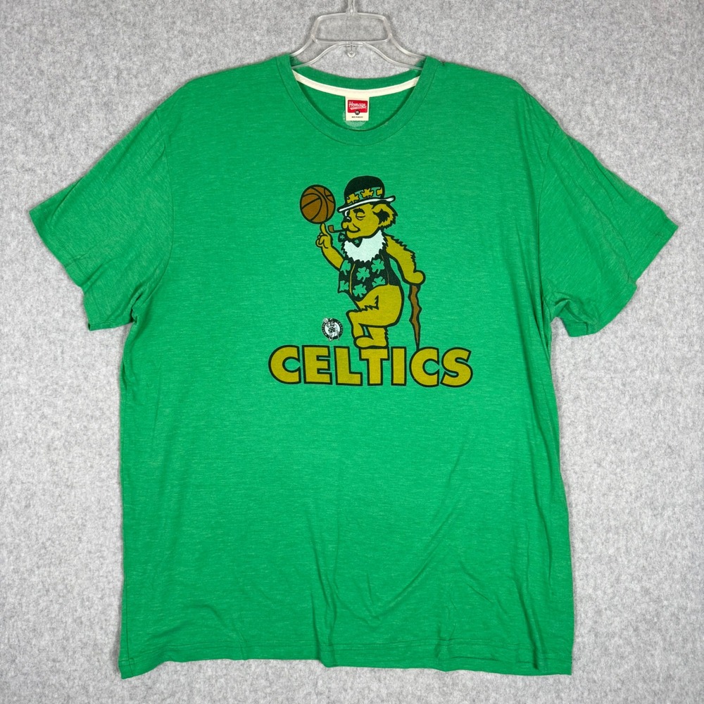 Boston Celtics NBA Homage Grateful Dead Dancing Leprechaun Bear T Shirt 3XL XXL